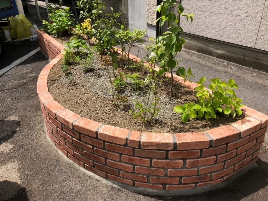 徳島市での庭木の植栽と庭園づくりの実績写真